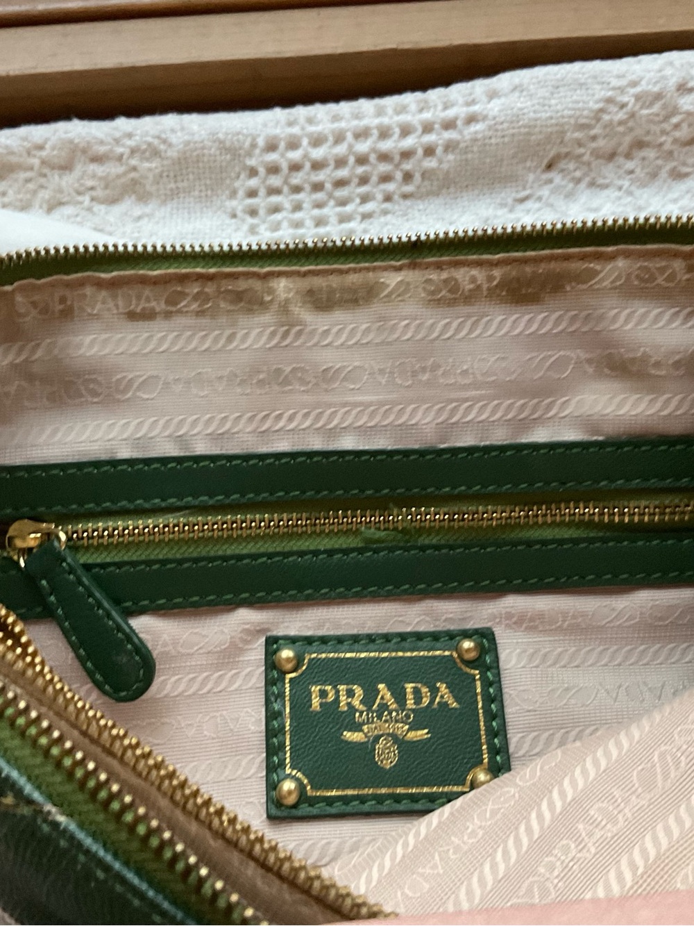 Leather Green Fairy Floral Print Satchel Top Handle Bag Zip Closure Artistic Bag - Picture 7 of 8